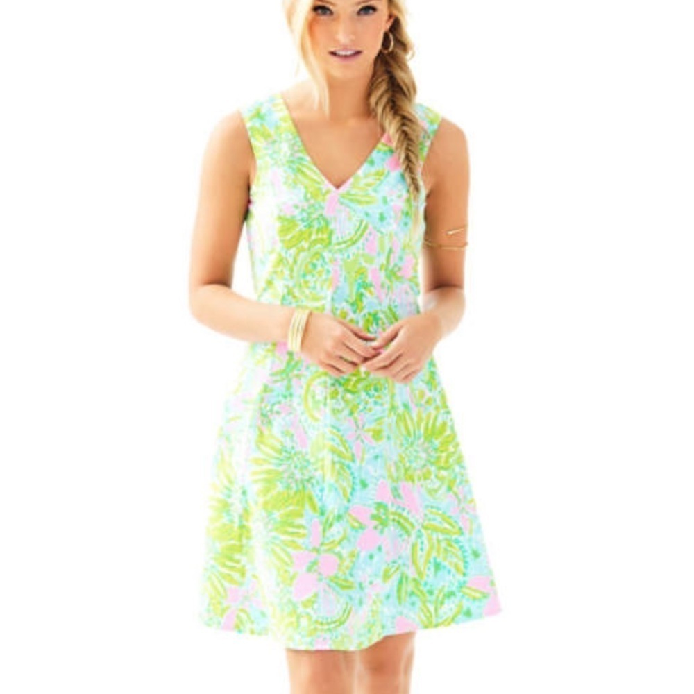 Lilly Pulitzer Coconut Jungle Dahlia Dress